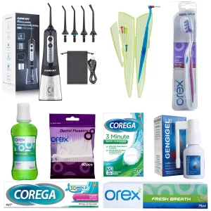 طقم جزئي متحرك عناية عادية