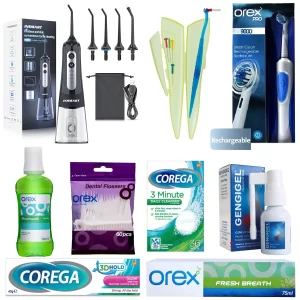 طقم جزئي متحرك عناية كهربائية