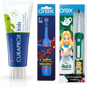 العناية الكهربائية- أسنان أطفال من ٦ سنوات